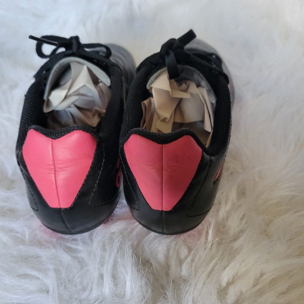 Adidas FV2895 Goletto Soccer Cleats Shoes Black Hot Pink youth big kids Size 4.5 - Picture 13 of 16